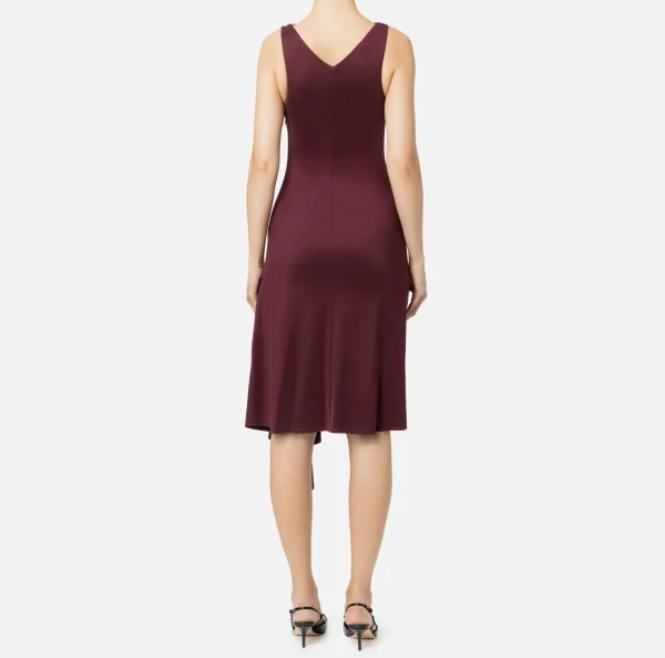 Elisabetta Franchi Abiti Midi | Abiti^Abito midi in jersey crêpe RougeNoir