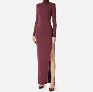 Elisabetta Franchi Abiti Red Carpet | Red Carpet^Abito red carpet in jersey con zip sul fianco RougeNoir