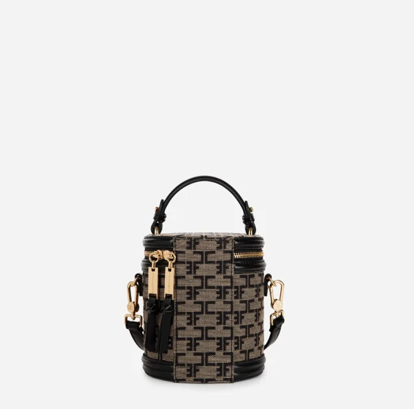 Elisabetta Franchi Valigeria | Borse A Mano^Bauletto Cilindro Monogram Travel
