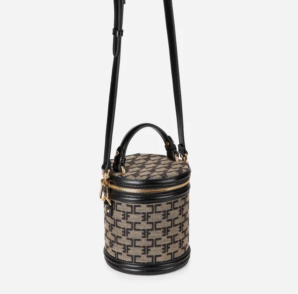 Elisabetta Franchi Valigeria | Borse A Mano^Bauletto Cilindro Monogram Travel