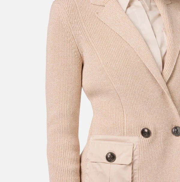 Elisabetta Franchi Giacche & Trench | Maglieria E Felpe^Blazer con tasche in vela tecnica