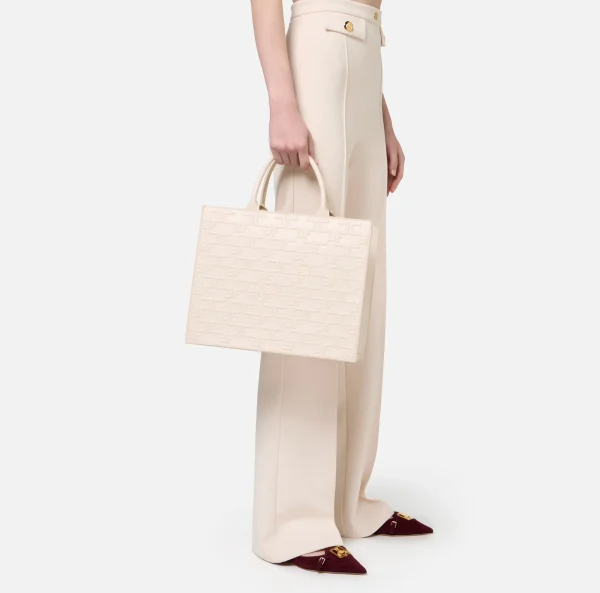 Elisabetta Franchi Borse A Mano^Bold Monogram Large Shopper