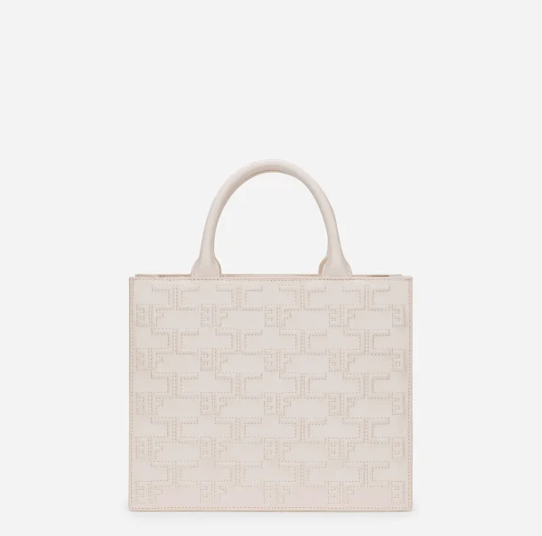 Elisabetta Franchi Borse A Mano^Bold Monogram Medium Shopper