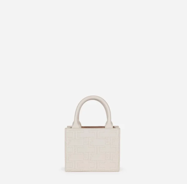 Elisabetta Franchi Borse A Mano^Bold Monogram Mini Shopper