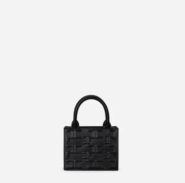 Elisabetta Franchi Borse A Mano^Bold Monogram Mini Shopper