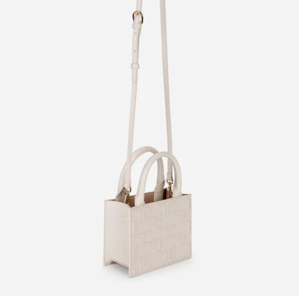 Elisabetta Franchi Borse A Mano^Bold Monogram Mini Shopper