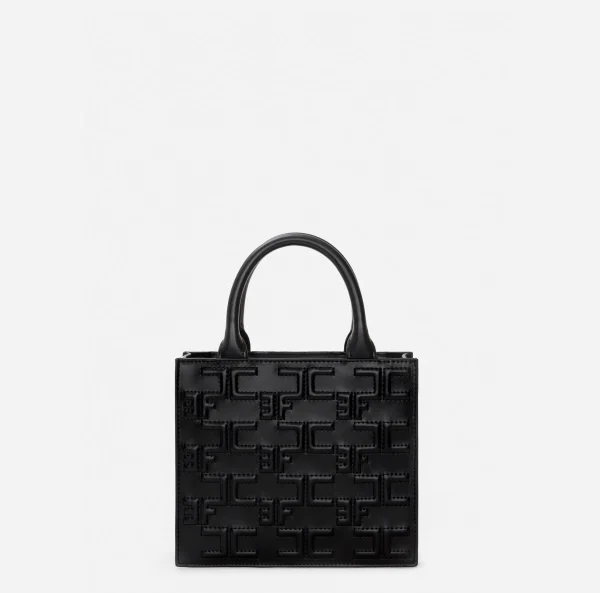 Elisabetta Franchi Borse A Mano^Bold Monogram Small Shopper