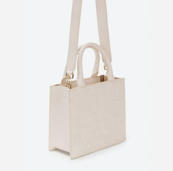 Elisabetta Franchi Borse A Mano^Bold Monogram Small Shopper