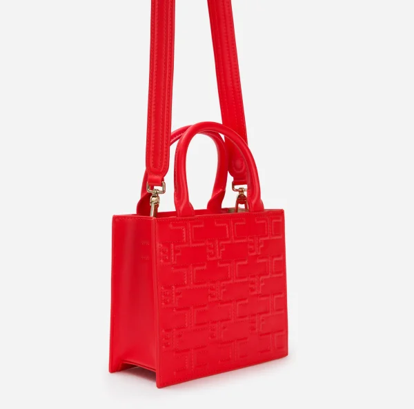 Elisabetta Franchi Borse A Mano^Bold Monogram Small Shopper