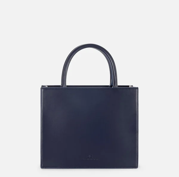 Elisabetta Franchi Borse A Mano^Borsa a mano piccola con logo Navy