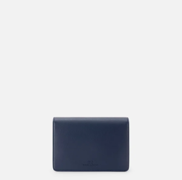 Elisabetta Franchi Borse A Tracolla^Borsa a tracolla con girello logo in metallo Navy