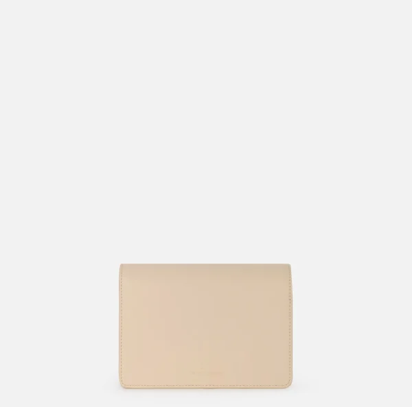 Elisabetta Franchi Borse A Tracolla^Borsa a tracolla con girello logo in metallo Crema