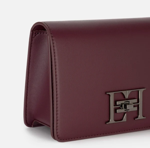 Elisabetta Franchi Borse A Tracolla^Borsa a tracolla con girello logo in metallo RougeNoir