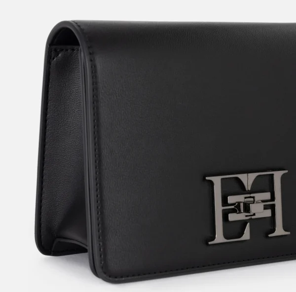Elisabetta Franchi Borse A Tracolla^Borsa a tracolla con girello logo in metallo Nero