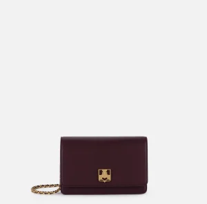 Elisabetta Franchi Borse A Tracolla^Borsa a tracolla in materiale sintetico con placca logo RougeNoir