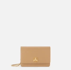 Elisabetta Franchi Borse A Tracolla^Borsa a tracolla in materiale sintetico con placca logo Camel