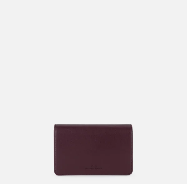 Elisabetta Franchi Borse A Tracolla^Borsa a tracolla in materiale sintetico con placca logo RougeNoir