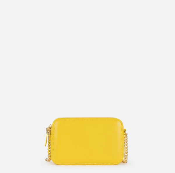 Elisabetta Franchi Borse A Tracolla^Borsa a tracolla in materiale effetto pelle con angoli in metallo Mimosa