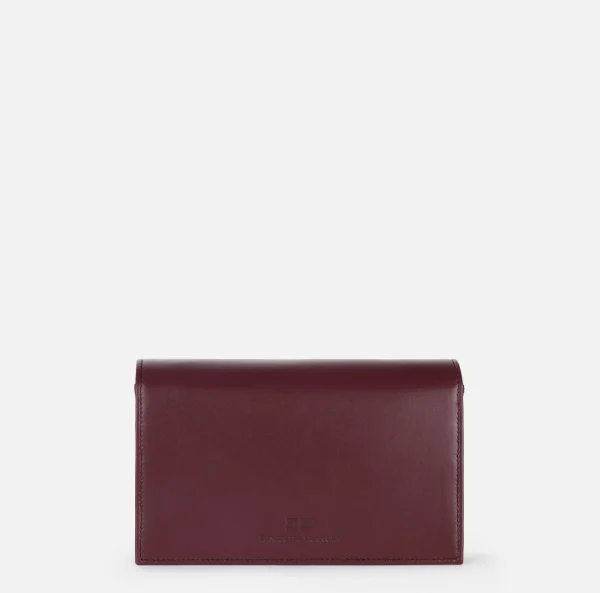 Elisabetta Franchi Borse A Tracolla^Borsa a tracolla in nappa con placca logo RougeNoir