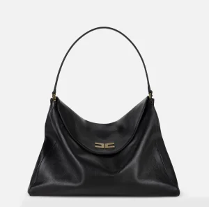 Elisabetta Franchi Borse A Spalla^Borsa hobo Avenue Bag grande Nero