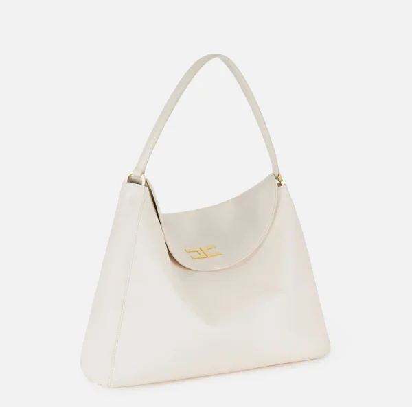 Elisabetta Franchi Borse A Spalla^Borsa hobo Avenue Bag grande Burro