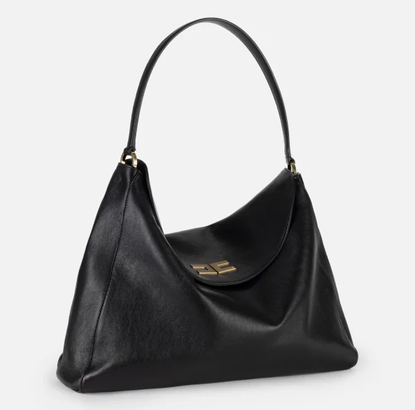 Elisabetta Franchi Borse A Spalla^Borsa hobo Avenue Bag grande Nero