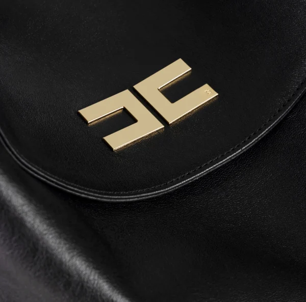 Elisabetta Franchi Borse A Spalla^Borsa hobo Avenue Bag grande Nero