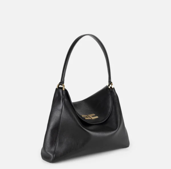 Elisabetta Franchi Borse A Spalla^Borsa hobo Avenue Bag media Nero