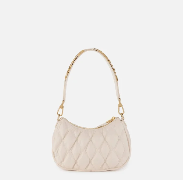 Elisabetta Franchi Borse A Spalla^Borsa hobo in tessuto embossed con lettering Lattice