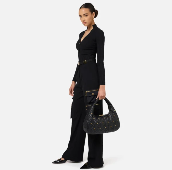 Elisabetta Franchi Borse A Spalla^Borsa Hobo Étoile Grande