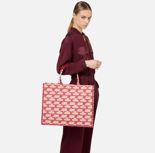 Elisabetta Franchi Borse A Mano^Borsa Monogram Grande