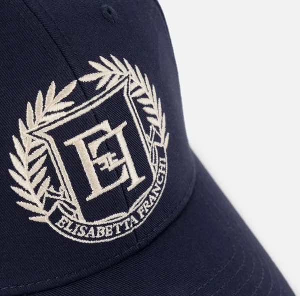 Elisabetta Franchi Cappelli E Guanti^Cappellino da baseball con logo Navy