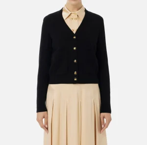 Elisabetta Franchi Maglieria E Felpe^Cardigan in misto cashmere Nero