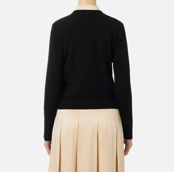 Elisabetta Franchi Maglieria E Felpe^Cardigan in misto cashmere Nero