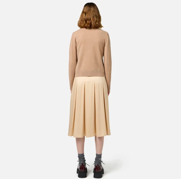 Elisabetta Franchi Maglieria E Felpe^Cardigan in misto cashmere CamelMelange