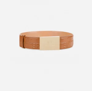 Elisabetta Franchi Cinture^Cintura Bold Monogram Cuoio