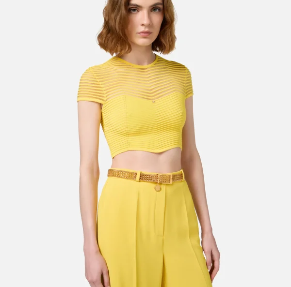 Elisabetta Franchi Cinture^Cintura Con Catene Saldate Tra Loro OroGiallo