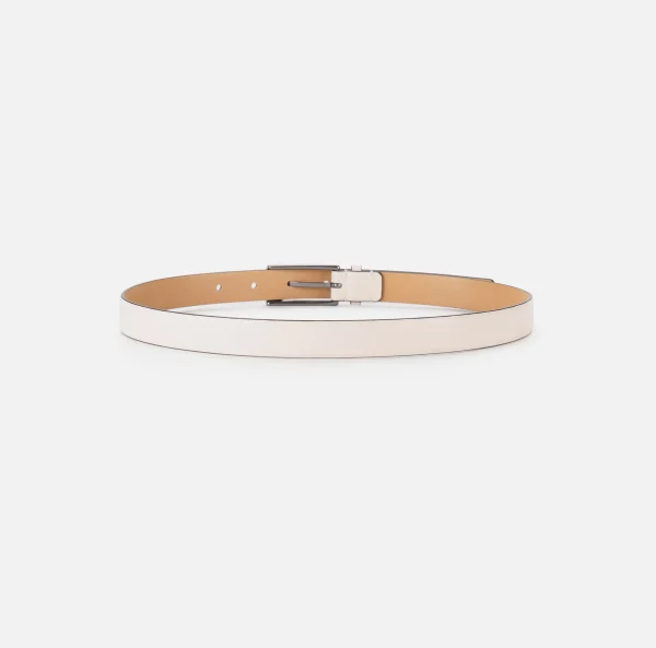 Elisabetta Franchi Cinture^Cintura in pelle con logo embossed Lattice