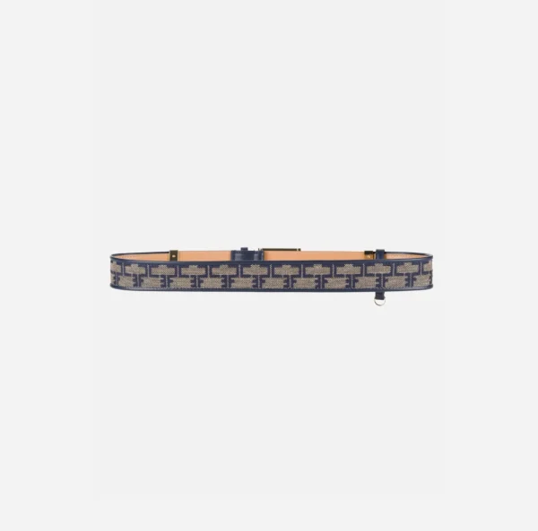 Elisabetta Franchi Cinture^Cintura Monogram Cammello/Blu