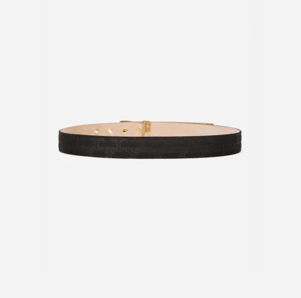 Elisabetta Franchi Cinture^Cintura Pattern Monogram Nero