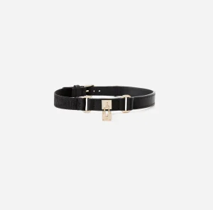 Elisabetta Franchi Lifestyle^Collare con lucchetto medium Nero