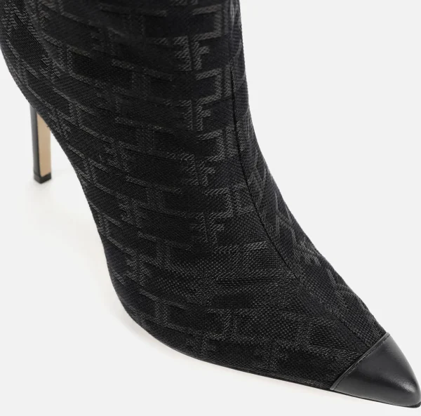 Elisabetta Franchi Stivali^Cuissardes Monogram Nero