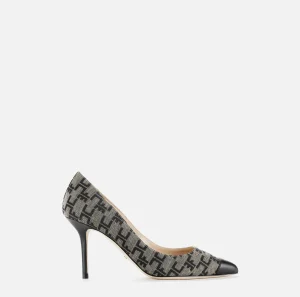 Elisabetta Franchi Décolleté^Decolleté Monogram Liquirizia/Nero