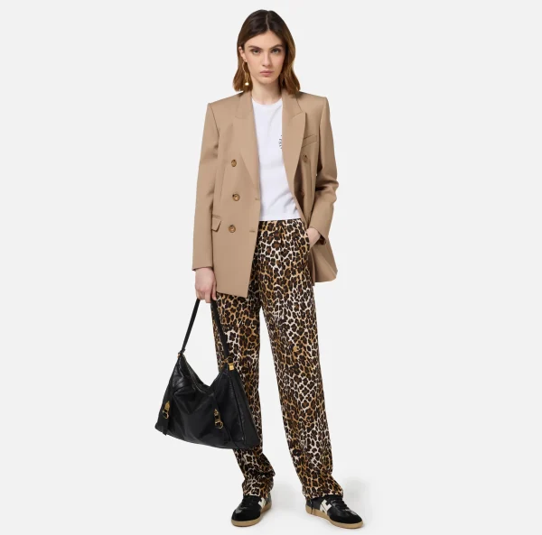 Elisabetta Franchi Tailleur | Giacche & Trench^Giacca doppiopetto in fresco di lana Camel