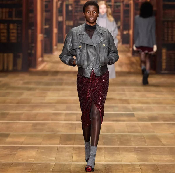 Elisabetta Franchi Giacche & Trench^Giubbotto in denim craquelé lucido Steel