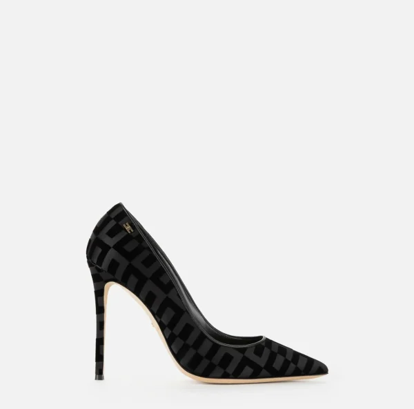 Elisabetta Franchi Décolleté^La Dame Décolleté Smeraldo