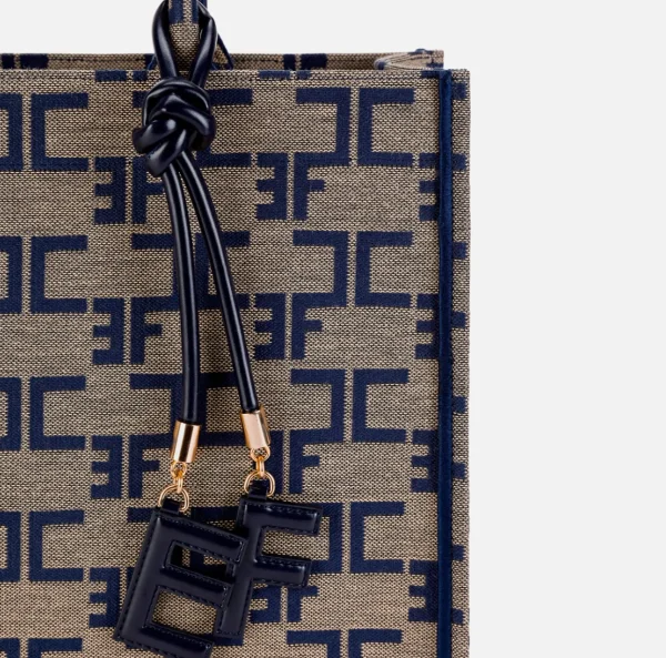 Elisabetta Franchi Portachiavi E Charms^Luxury Charm Personalizzabile Blu