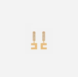 Elisabetta Franchi Bijoux^Mini cerchi in galvanica oro OroGiallo