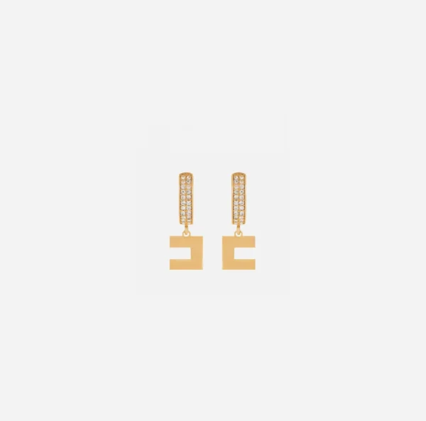 Elisabetta Franchi Bijoux^Mini cerchi in galvanica oro OroGiallo