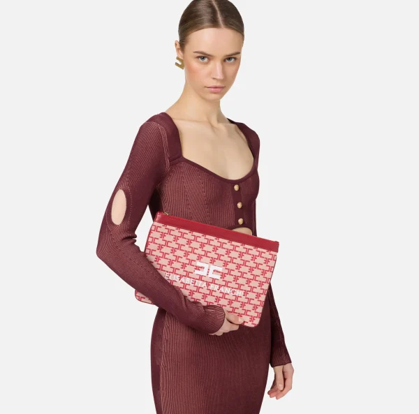 Elisabetta Franchi Clutch^Mini Trousse Monogram